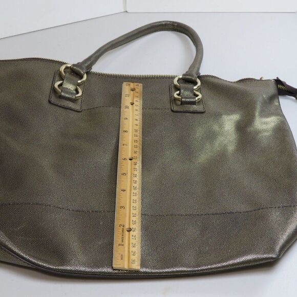 COLE HAAN GOLDEN LEATHER BAG